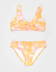 CORAL & REEF Peaches And Cream Girls Bralette Bikini Set image number 1