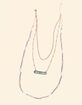 WEST OF MELROSE Marble Layered Necklace image number 3