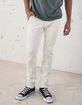 RSQ Mens Skinny Stretch Off White Chinos image number 2