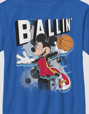 DISNEY Mickey Mouse Dunk Unisex Kids Tee Alternative Image