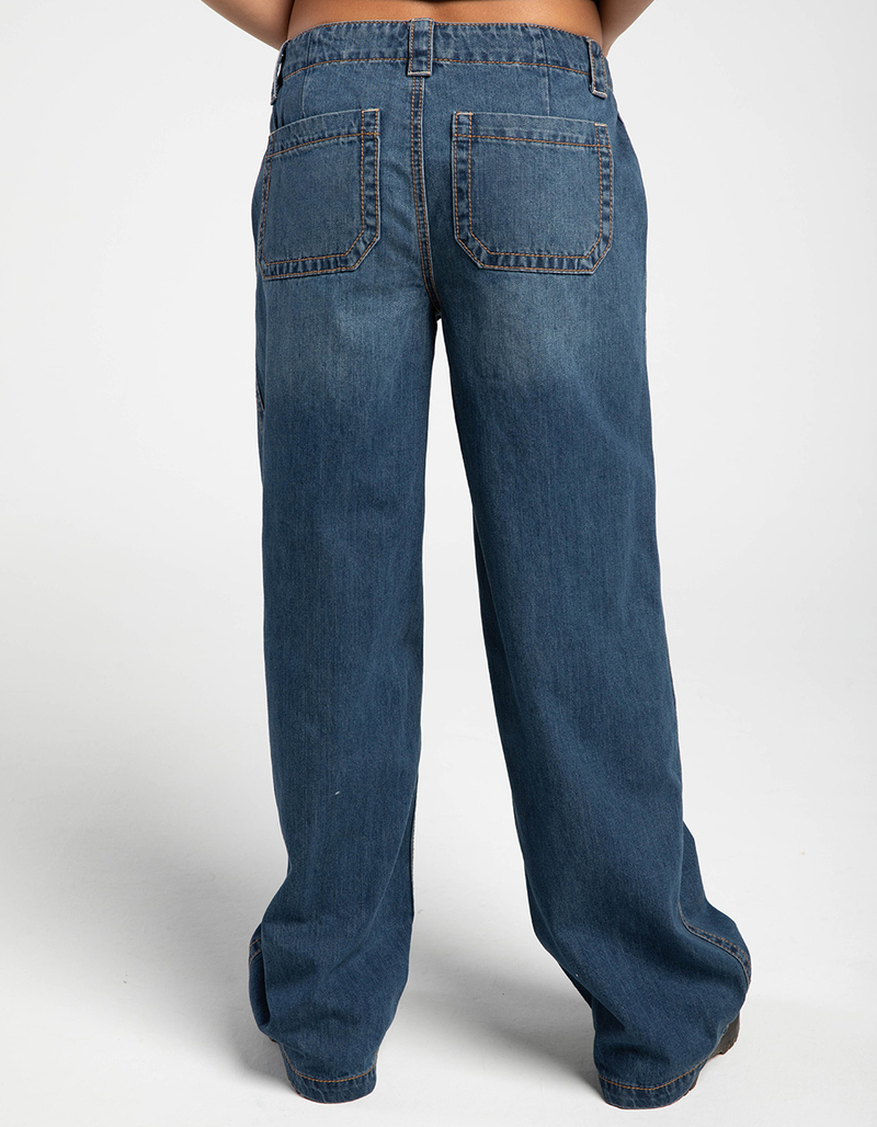 RSQ Womens Low Rise Y2K Baggy Jeans image number 3