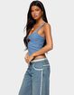 EDIKTED Karin Cut Out Ribbed Tank Top image number 2