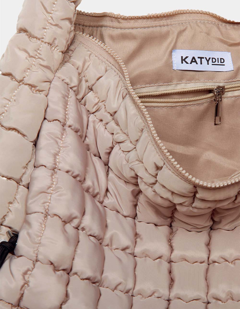 KATYDID Oversized Quilted Hobo Tote Bag image number 2