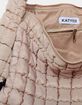 KATYDID Oversized Quilted Hobo Tote Bag image number 3