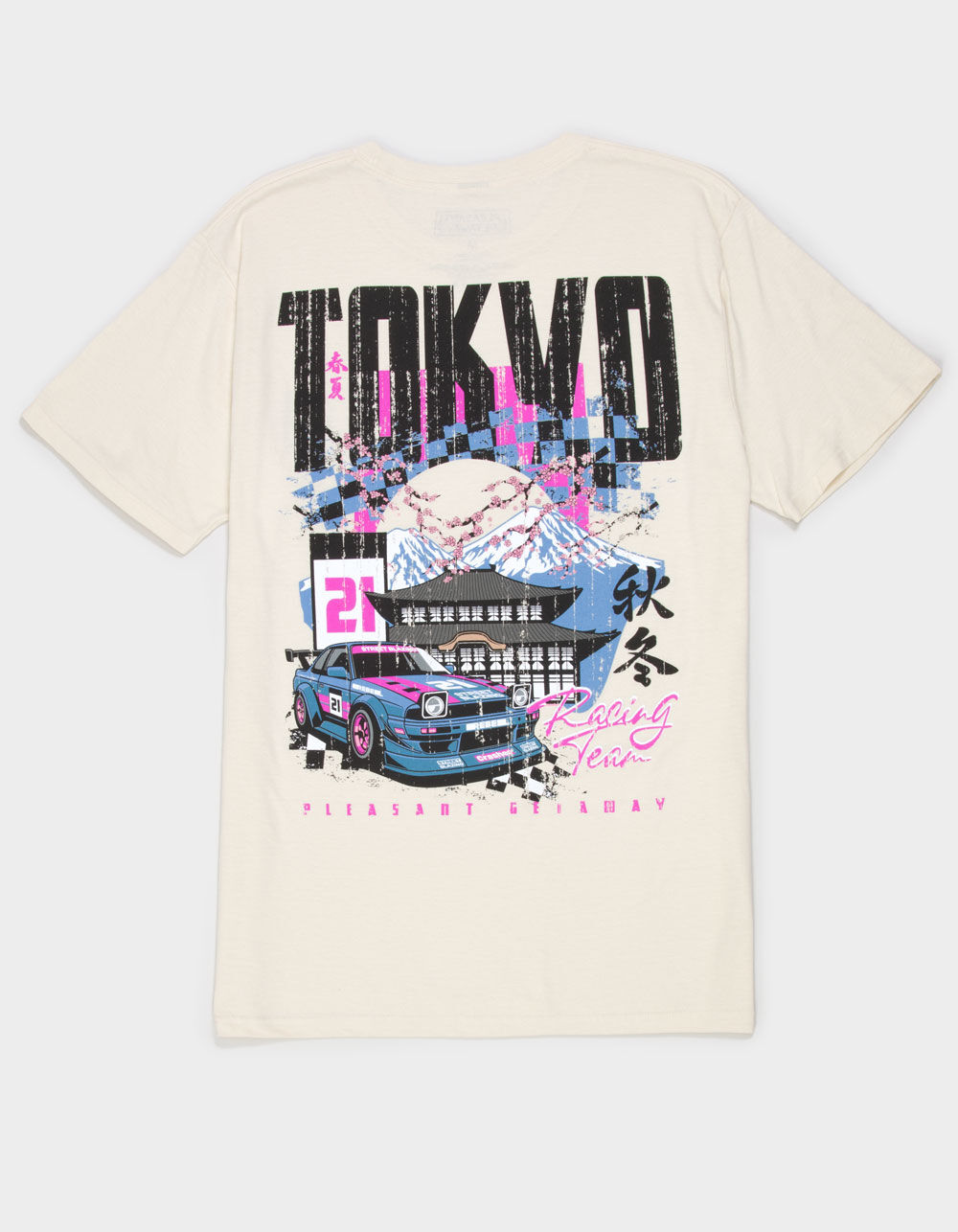 PLEASANT GETAWAY Tokyo Mens Tee - NATURAL | Tillys