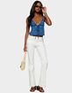 EDIKTED Mattea Low Rise Flared Jeans image number 5