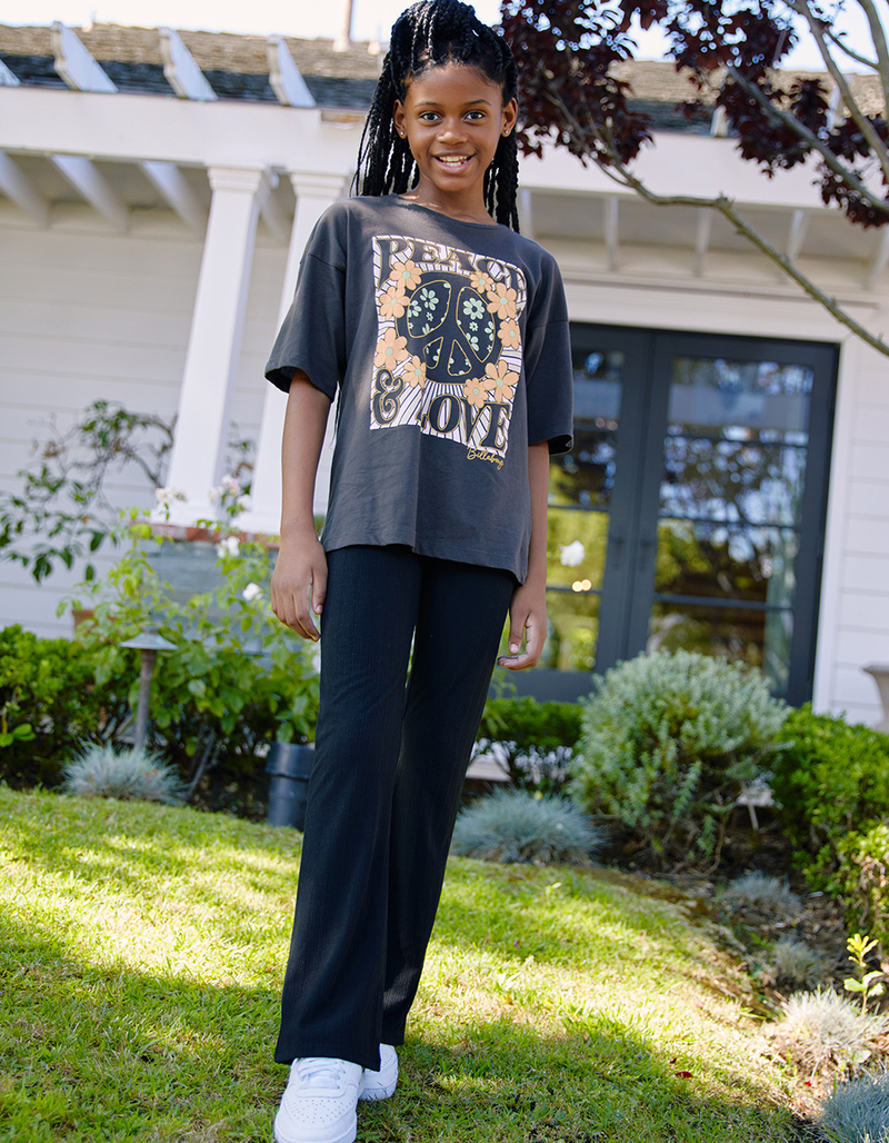 FULL TILT Girls Rib Flare Pants image number 3