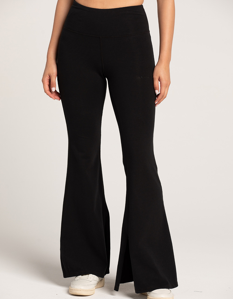 CHAMPION High Rise Split Flare Womens Leggings image number 1