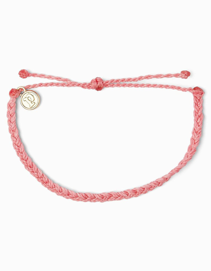 PURA VIDA Mini Braided Petal Pink Bracelet image number 0