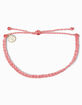 PURA VIDA Mini Braided Petal Pink Bracelet image number 1