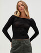BDG Urban Outfitters Frankie Womens Long Sleeve Top image number 1