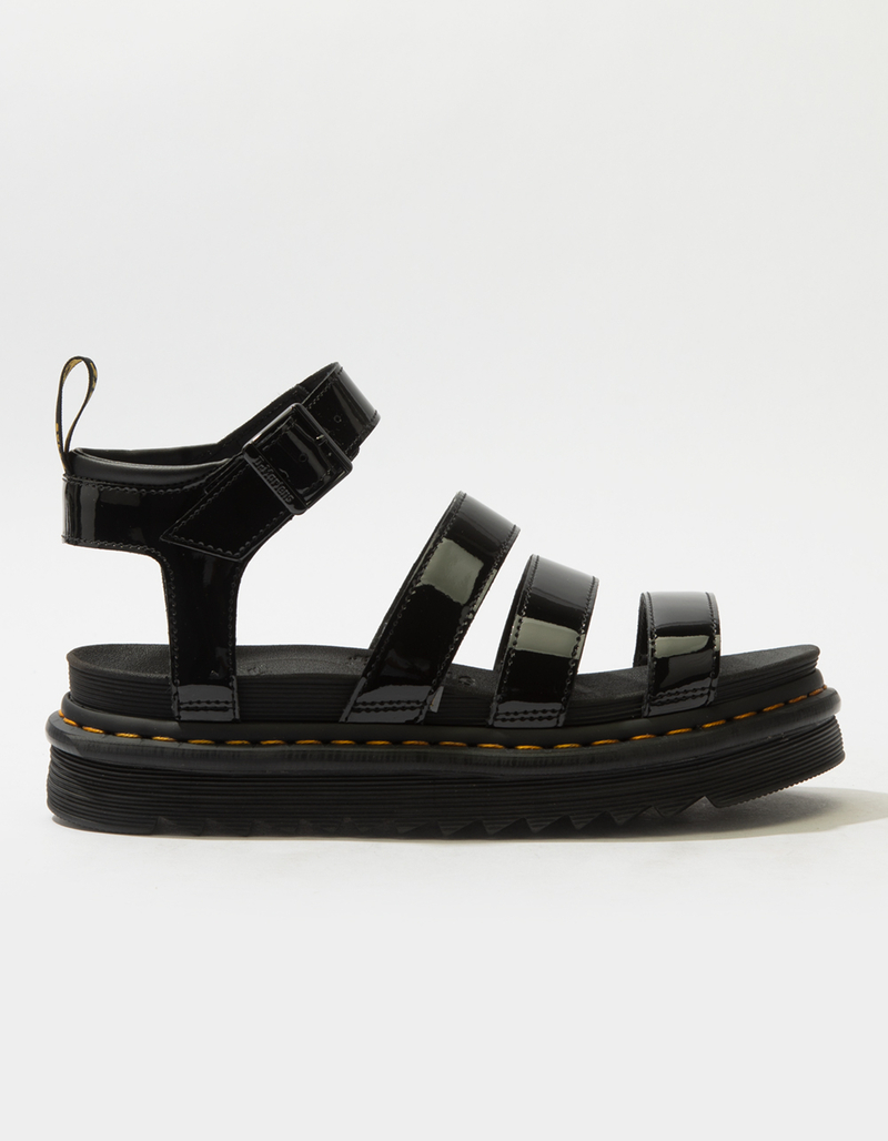DR. MARTENS Blaire Patent Womens Platform Sandals image number 1