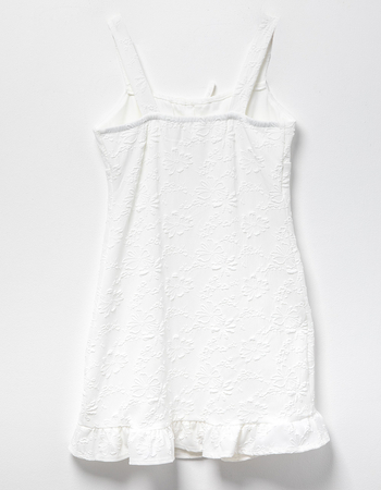 FULL TILT Floral Textured Girls Dress Alternative Image