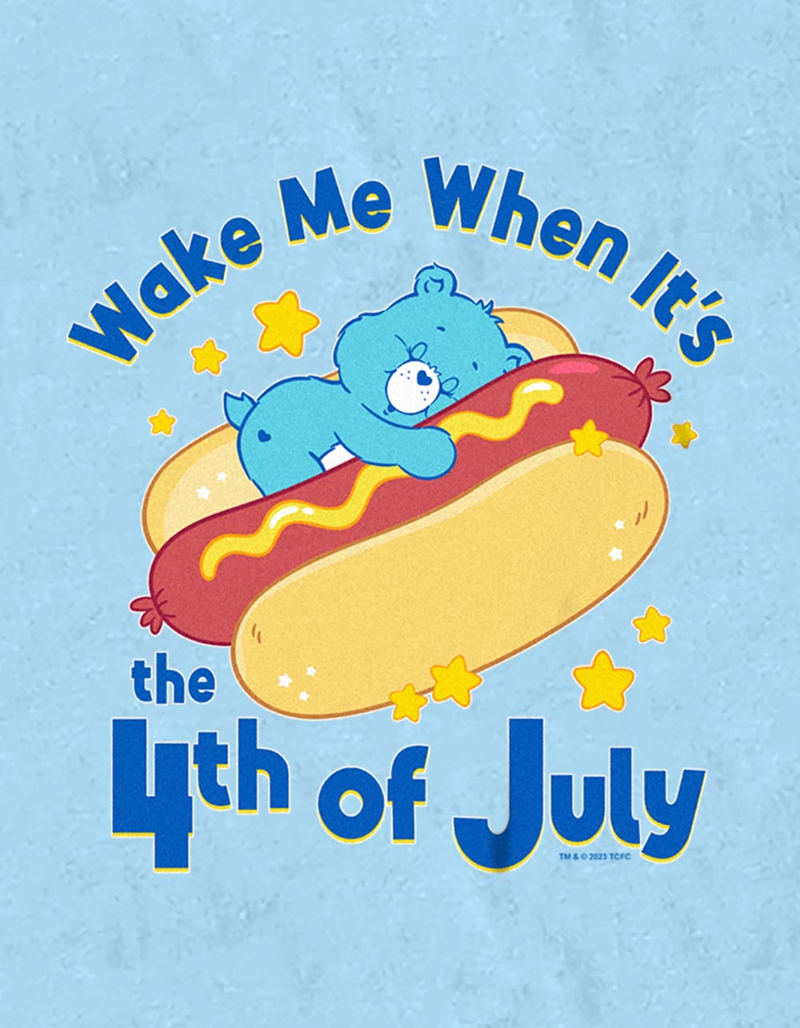 CARE BEARS Wake Me 4th Of July Unisex Tee image number 1
