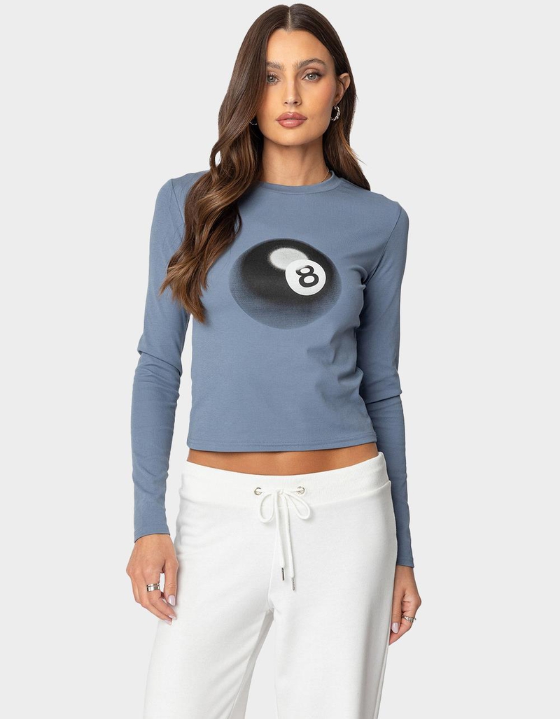 EDIKTED Magic 8 Long Sleeve Tee image number 0