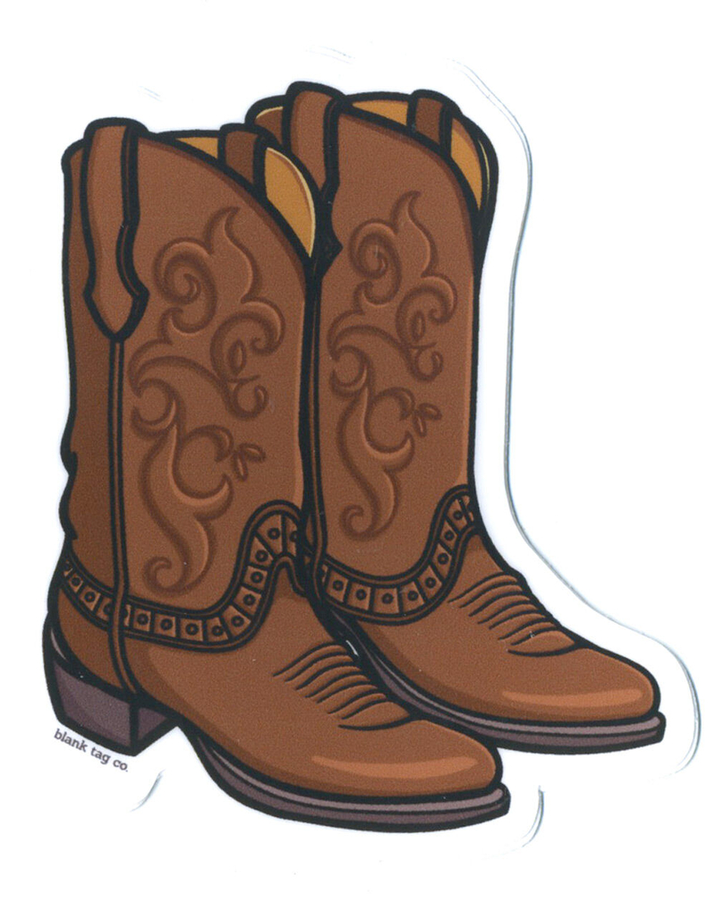 Cowboy Boots Sticker image number 0