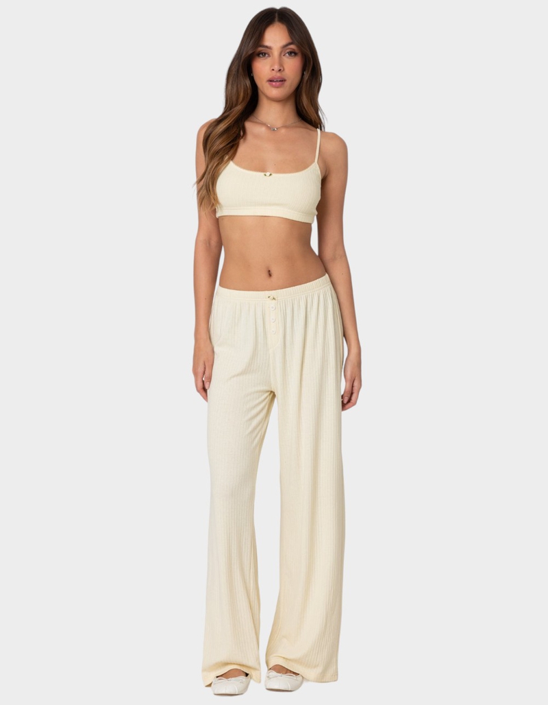 EDIKTED Lilou Pointelle Pants image number 2