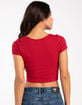 BOZZOLO Sweetheart Neck Womens Tee image number 4