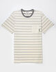 BILLABONG Sentry Ranger Mens Stripe Pocket Tee image number 1