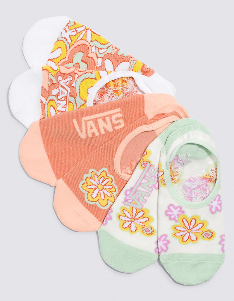 VANS Psychadelic Floral Canoodle 3 Pack Womens Socks image number 0