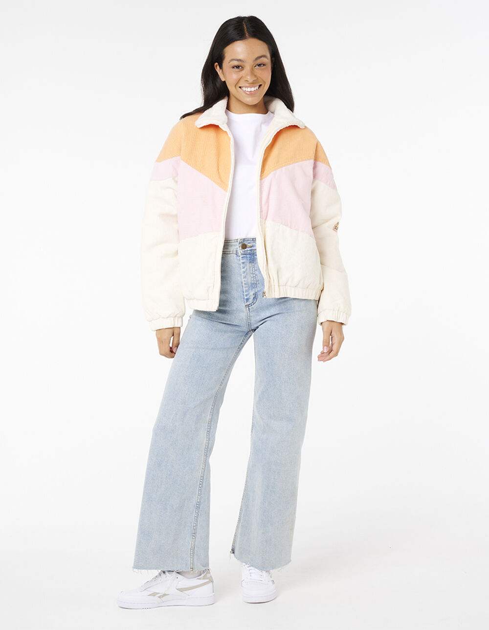 RIP CURL Sunset Luau Cord Womens Jacket - OFF WHITE - S | Tillys