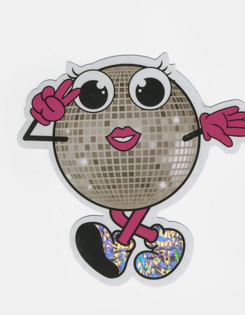 Disco Girl Sticker Alternative Image
