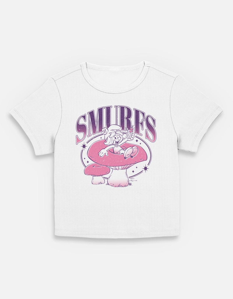 THE SMURFS Collegiate Womens Baby Tee image number 0