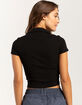 RSQ Womens Button Up Polo Shirt image number 4