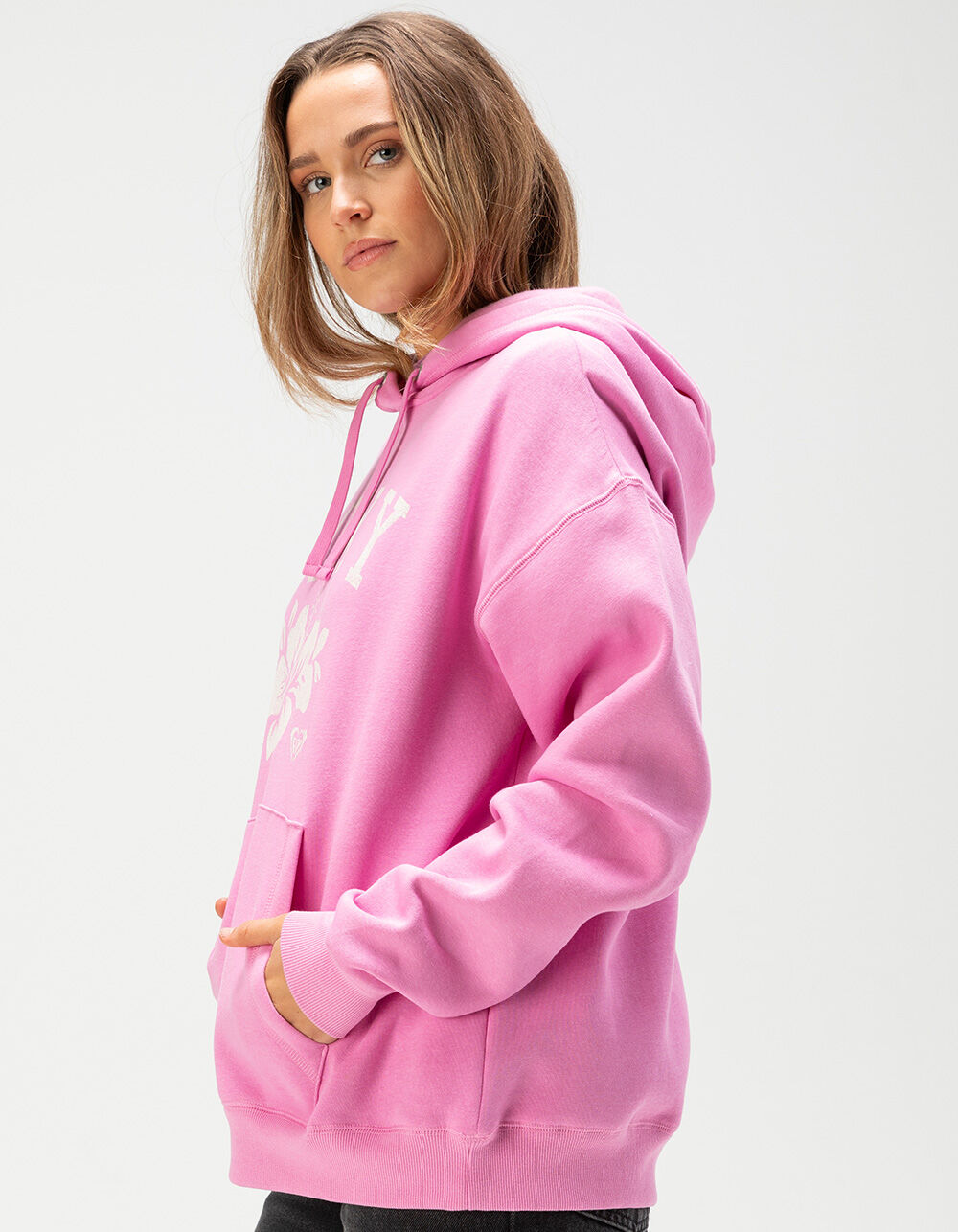 ROXY College Womens Hoodie - PINK | Tillys