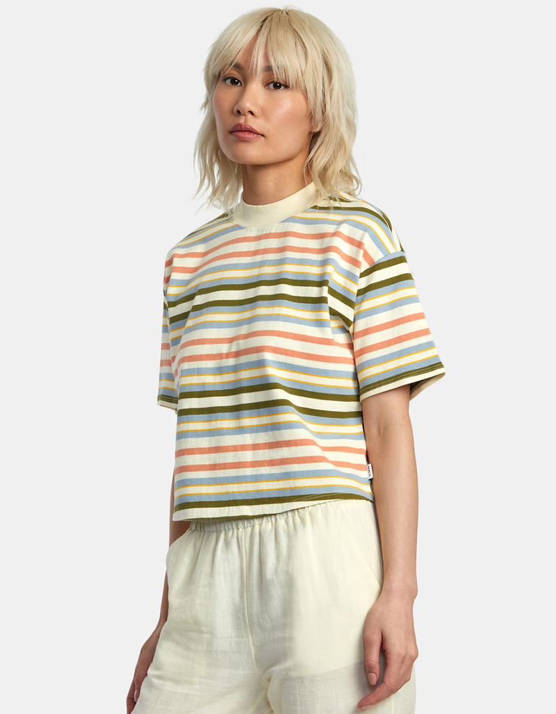RVCA Kinney Womens Mock Neck Tee image number 1