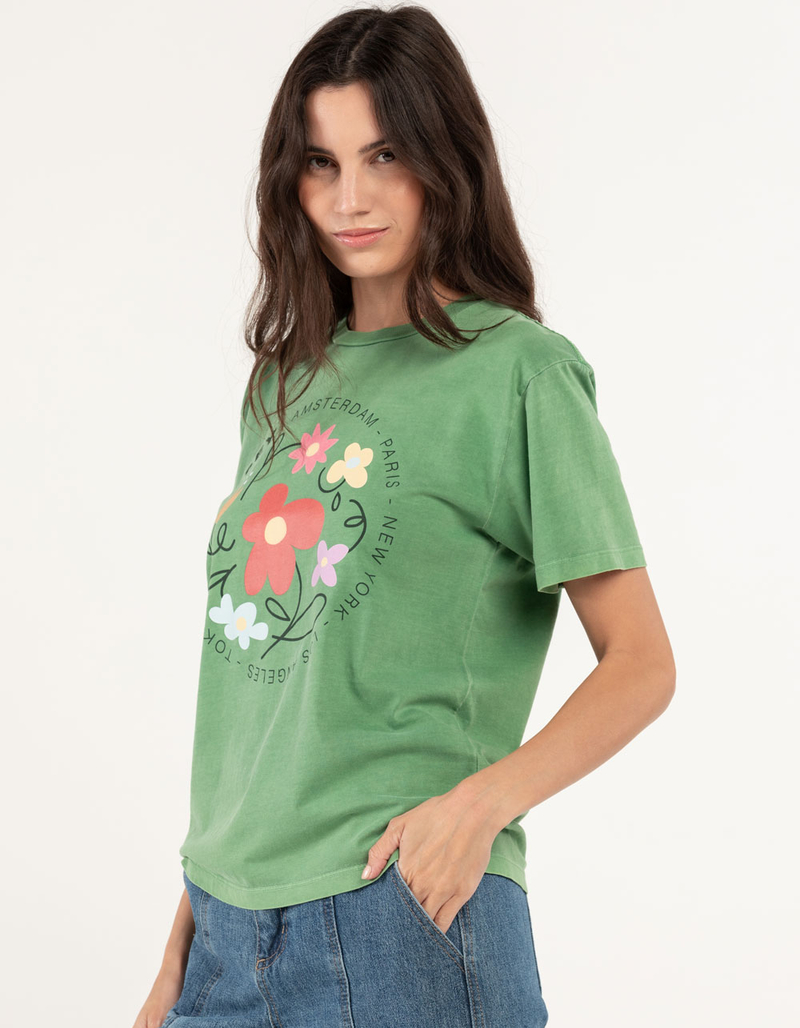 OBEY Flower Dance Womens Tee image number 1