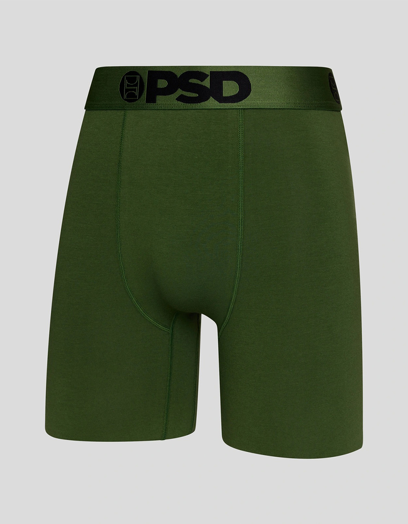 PSD Solid Cotton 3 Pack Mens Boxer Briefs image number 1