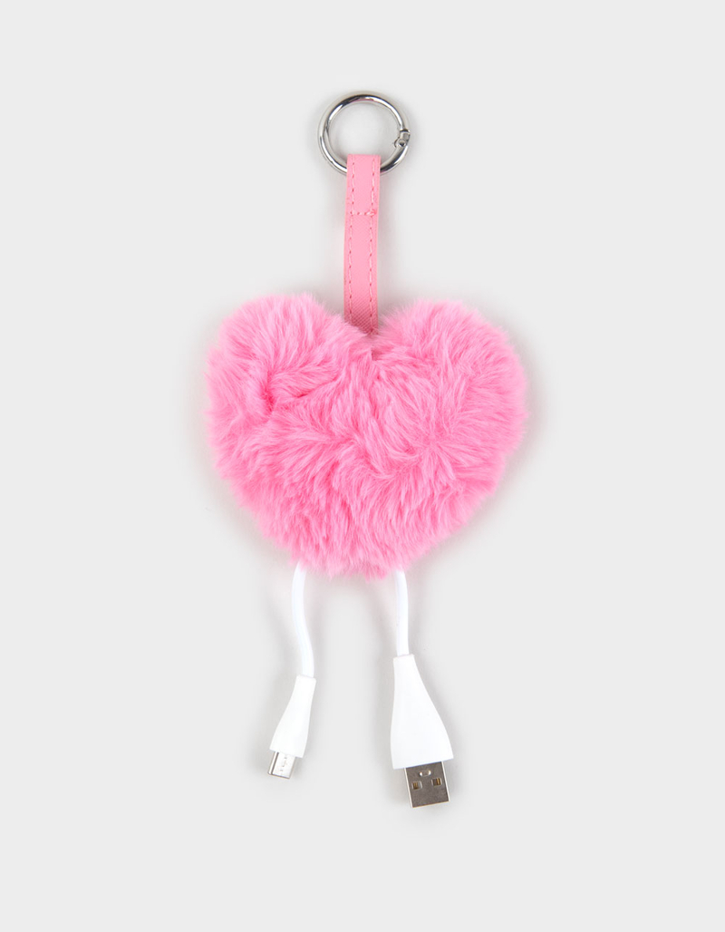 Plush Keychain USB-A to USB-C Phone Charger image number 0