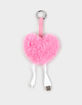 Plush Keychain USB-A to USB-C Phone Charger image number 1