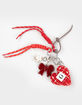 FULL TILT Twill Mixed Material Bag Charm image number 1
