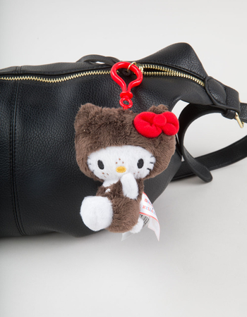 SANRIO Hello Kitty x Monchhichi Plush Keychain Alternative Image