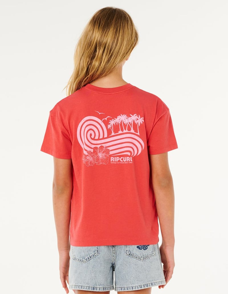 RIP CURL Ocean Break Relaxed Girls Tee image number 1