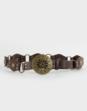 Western Ring Buckle Belt Primary Image
