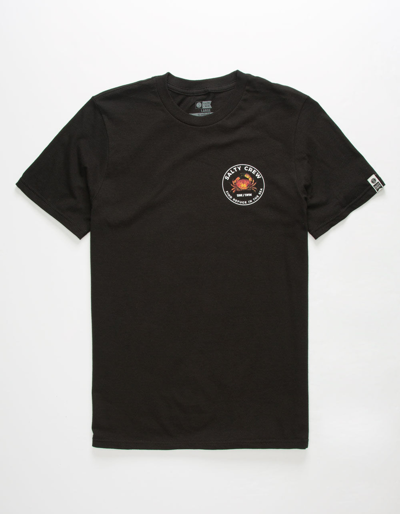 SALTY CREW Soft Shell Black Boys T-Shirt image number 1