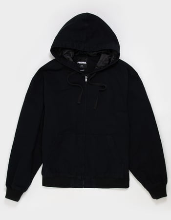 RSQ Mens Oversized Hooded Twill Jacket Primary Image