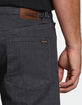 VOLCOM Vorta Mens Gray Denim Slim Straight Jeans image number 4