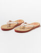 ROXY Vista III Womens White & Pink Sandals image number 1