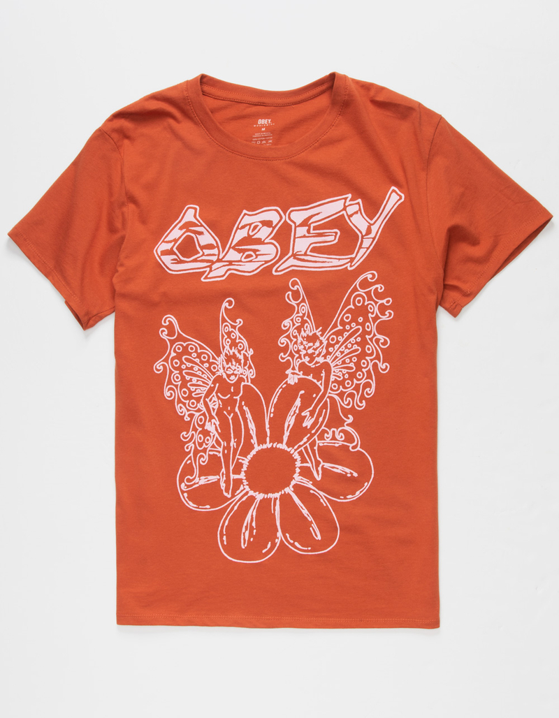 OBEY Flower Fairies Mens Tee image number 0