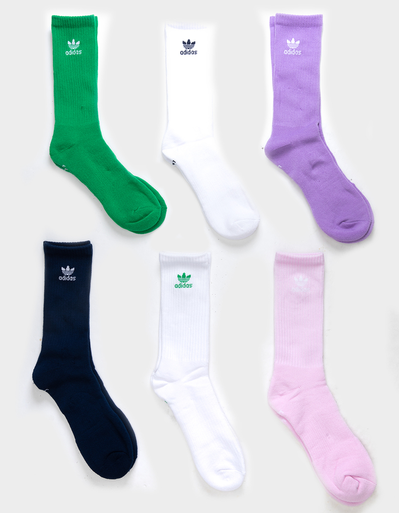 ADIDAS Originals Trefoil 6 Pack Crew Socks image number 0