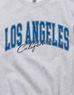 LOS ANGELES California Script Unisex Crewneck Sweatshirt image number 2