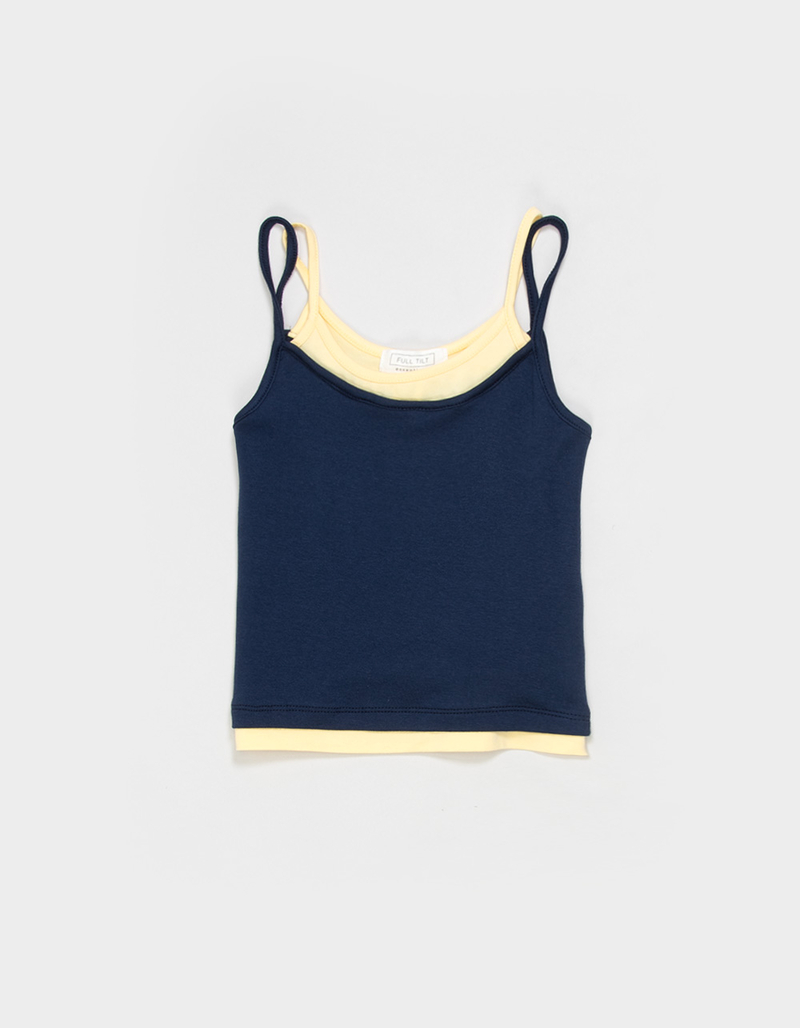 FULL TILT Essentials Girls Double Layer Tank Top image number 0