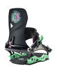 ROME SNOWBOARDS Vice Mens Black & Mint Bindings image number 1