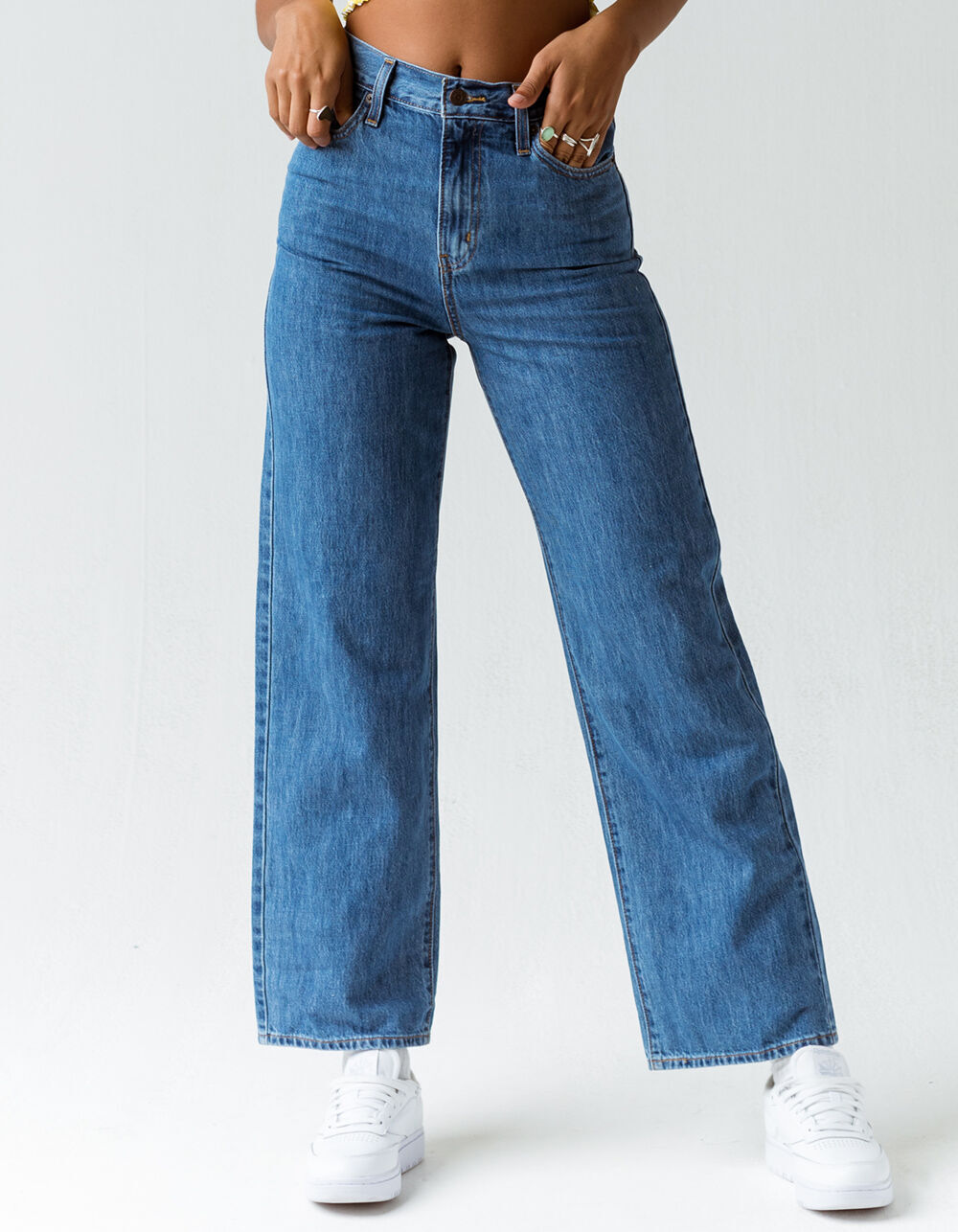 LEVI'S Womens High Waisted Straight 