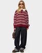 EDIKTED Rilynn Striped Polo Sweater image number 5