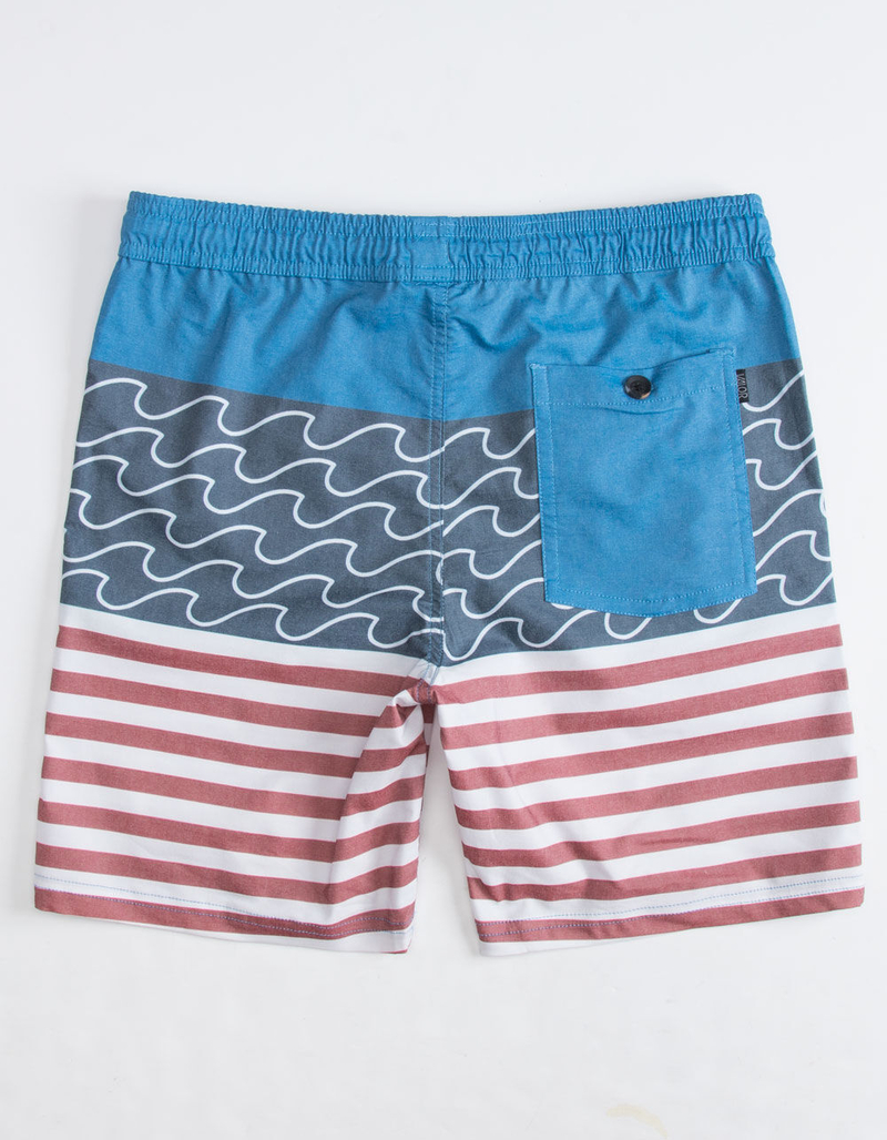 VALOR Wave OS Boys Volley Shorts image number 1